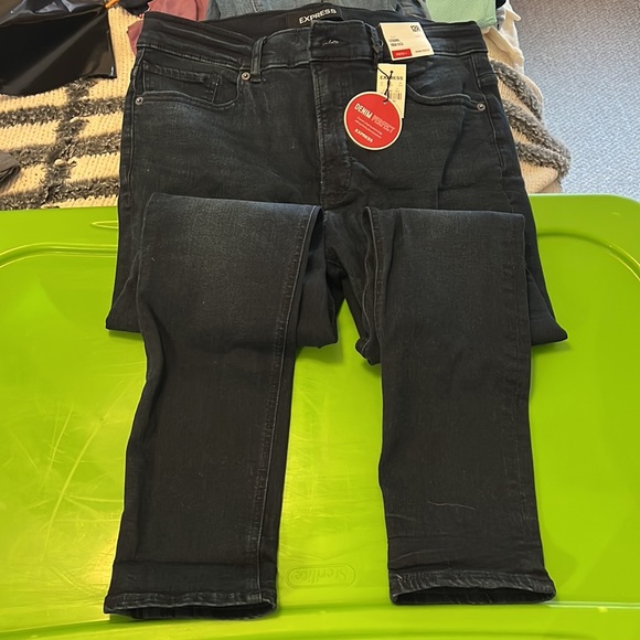 Dark blue Express jeans - Picture 3 of 5